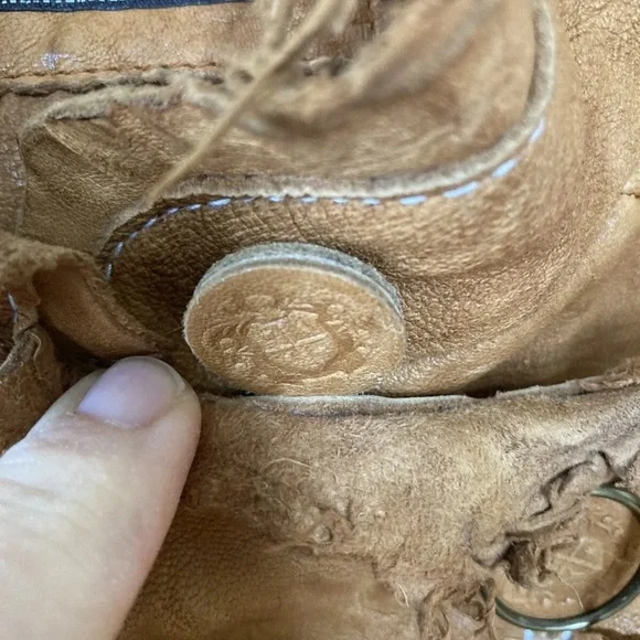 Women’s Sherry Nikka Leisure Couture brown leather trench coat size M - Picture 6 of 13